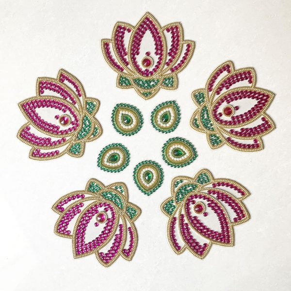 ad ohp lotus rangoli