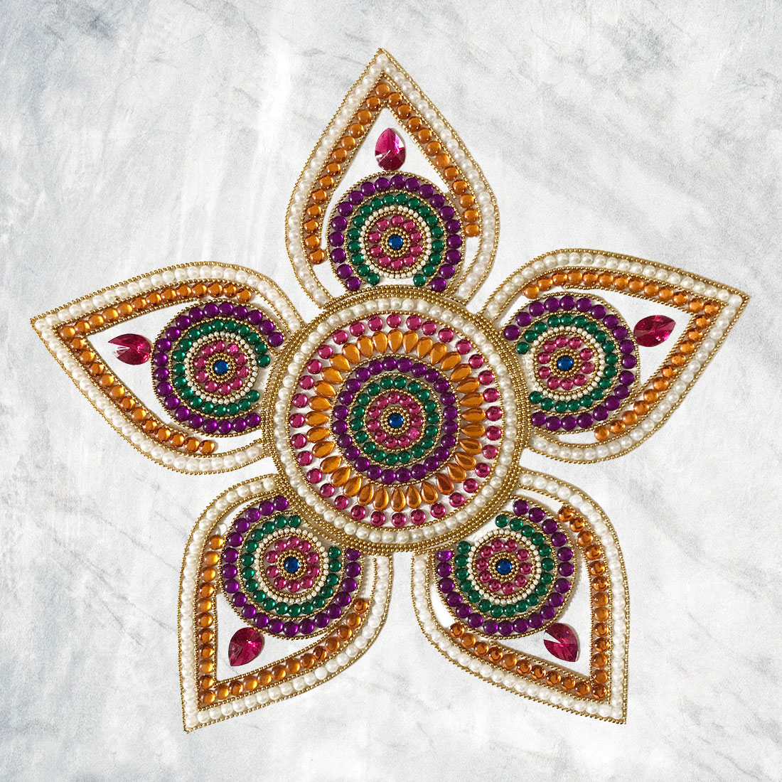 Flower pot rangoli | Free hand rangoli design, Rangoli designs with dots,  Pattern design drawing
