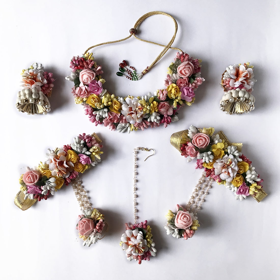 floral multicolor jewellery, Mango Galore